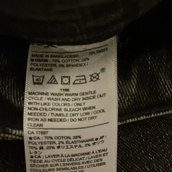 Banana Republic Denim Mini Skirt Washed Black - Picture 7 of 7